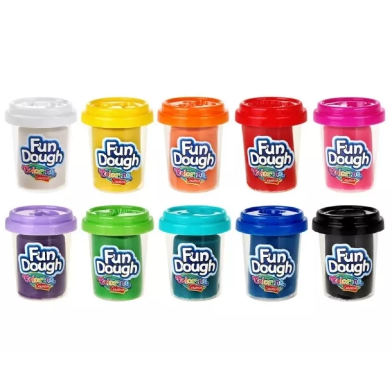 Colorino Creative Fun Dough 10 τεμ.