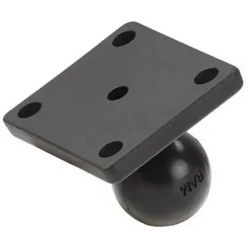 Βάση πλάκα ορθογώνια RAM Mounts (2 x 1.7 ) - σφαίρα B (1 ), διάτρηση AMPS (RAM-B-347U)