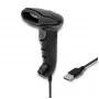 Σαρωτής γραμμωτού κώδικα laser 1D CCD Qoltec 50866, USB, μαύρος