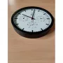 NeXtime ρολόι 2635zw Μετεωρολογικός σταθμός, Ø34 cm, Επιτοίχιο, Μαύρο