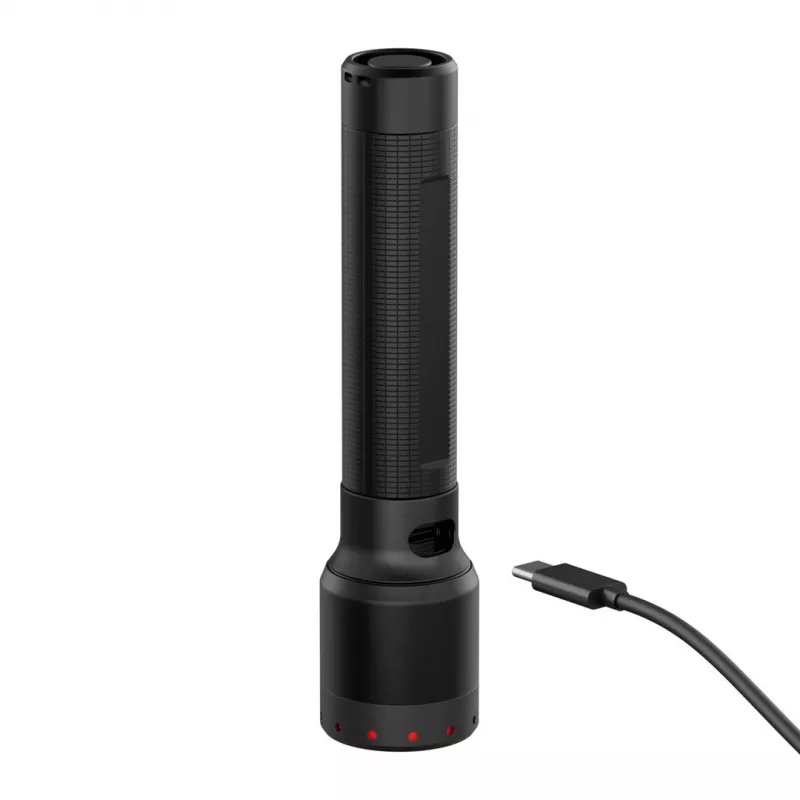 Ledlenser P6R μαύρος φακός χειρός LED