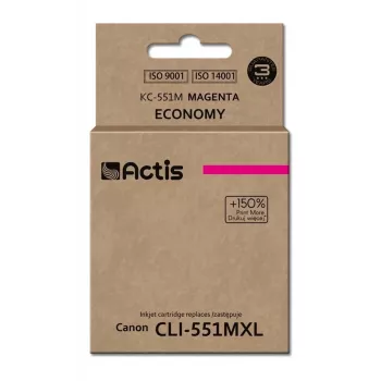 Μελάνι Actis KC-551M (αντικατάσταση για Canon CLI-551M; Standard; 12 ml; ματζέντα)