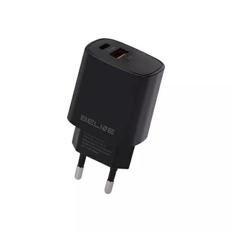 Φορτιστής Beline Beli02159 — 20W USB-C και USB-A συμβατός με PD/QC