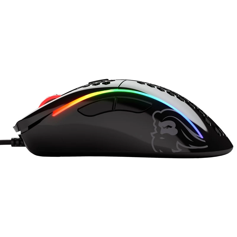 Glorious Model D Ποντίκι Gaming - Μαύρο, γυαλιστερό + Mousepad - XL