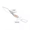 Προσαρμογέας USB DeLOCK 65677 USB 2.0-C σε Micro-B