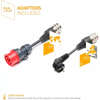 Juice Technology JUICE BOOSTER 3 air Country EU Basic Set (ανθρακί/μαύρο, 1,4 - 11 kW, καλώδιο 3,1 μέτρων)