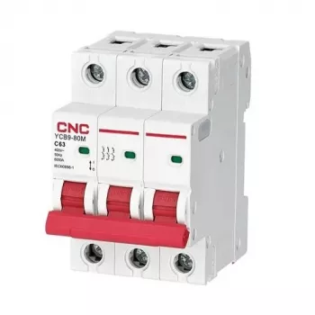 Αυτόματη ασφάλεια CNC, 3P, 63A, κλάση C, 6kA
