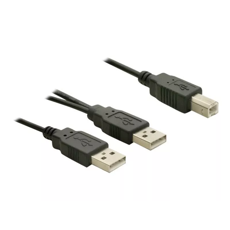 Καλώδιο USB DeLOCK USB-B/USB-A 1 m μαύρο