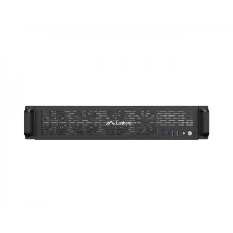 Κουτί rack Lanberg SC01-6502-12B 2U Μαύρο 7 ανεμιστήρες