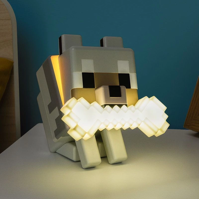 Paladone Minecraft Wolf GloBuddies φωτιστικό