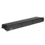 Patch panel VALUE Cat.5e 24 θυρών STP μαύρο