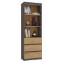 Ράφι γραφείου Top e shop RS-60 ANT/ART KPL — 3 ράφια, μοριοσανίδα, 600×350×1800 mm