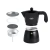 Μηχανή espresso Adler AD 4421 — αντλία 15 bar, μαύρο περίβλημα