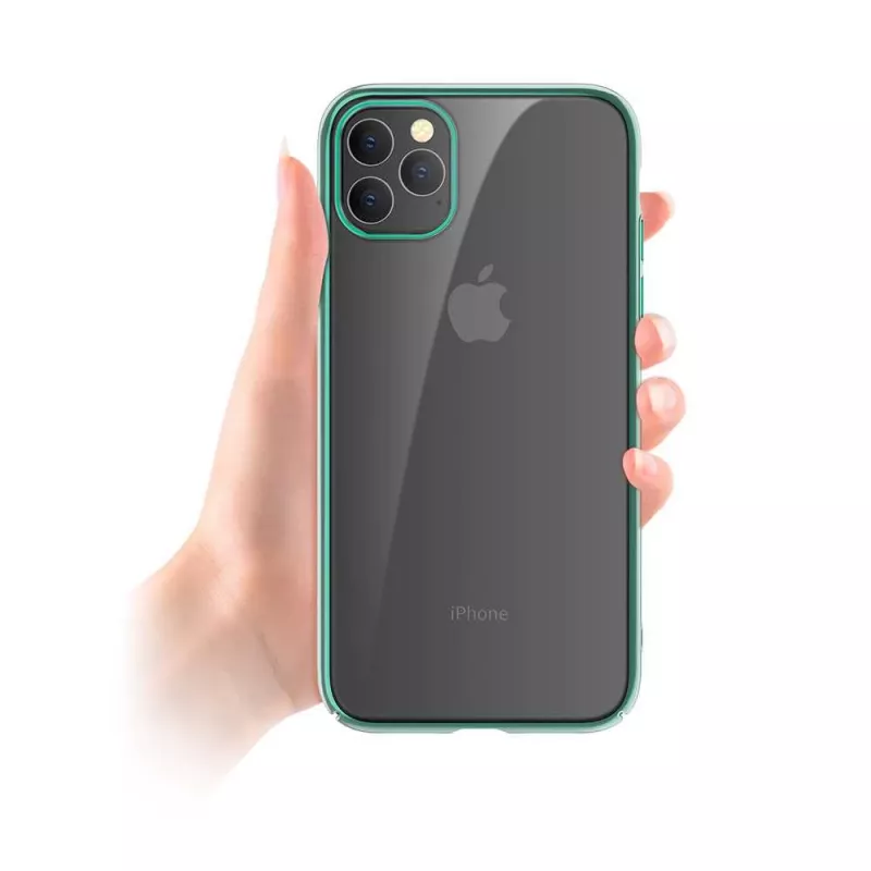 Προστατευτικό σκληρό κέλυφος Devia Glimmer Serie για iPhone 11 Pro, πράσινο, πίσω μέρος PC