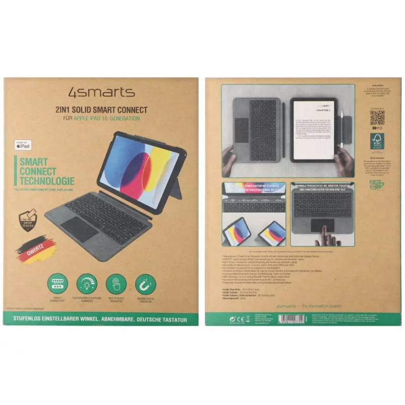 Θήκη Folio 4smarts 540964 για iPad 10,9 ίντσες Graphite