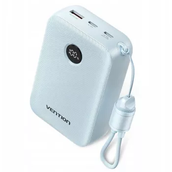 Powerbank Vention FKBL0-C 20000 mAh, 2x USB-C + 1x USB-A, Μπλε