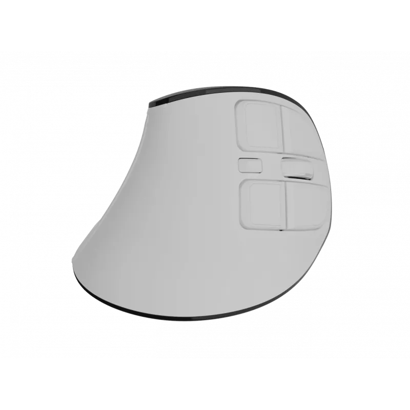 Ασύρματο κάθετο ποντίκι NATEC Euphoniе Pro Bluetooth 5.0, 4000 DPI, προγραμματιζόμενο, αθόρυβο, λευκό