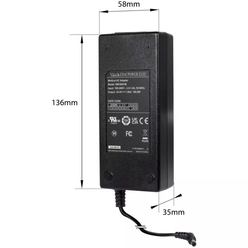 ALLNET ALL-MC116SPV-VDSL2 μόντεμ γέφυρας VDSL2 με vectoring από σημείο σε σημείο, 2x θύρες PoE IEEE 802.3at, μη διαχειριζόμενο, μαύρο