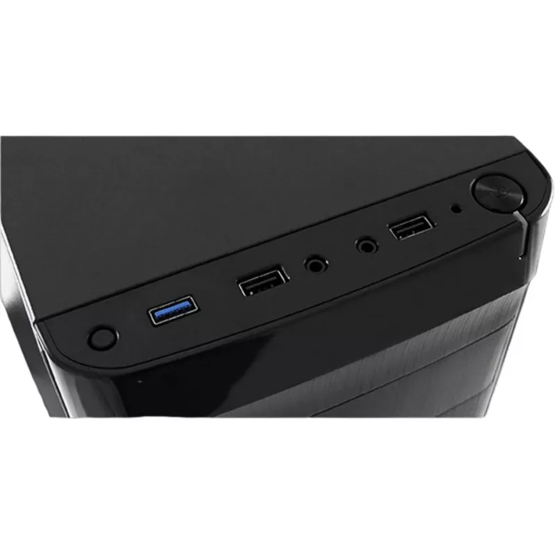 Κουτί PC LC-Power 7034B Midi-Tower Μαύρο
