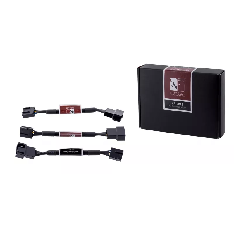 Noctua NA-SRC7 σετ προσαρμογέων χαμηλού θορύβου για ανεμιστήρες PWM 4 pin (3 τεμ.)