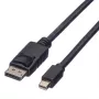 Καλώδιο DisplayPort Roline, DP ST - Mini DP ST, μαύρο, 1,5 m (11.04.5638)