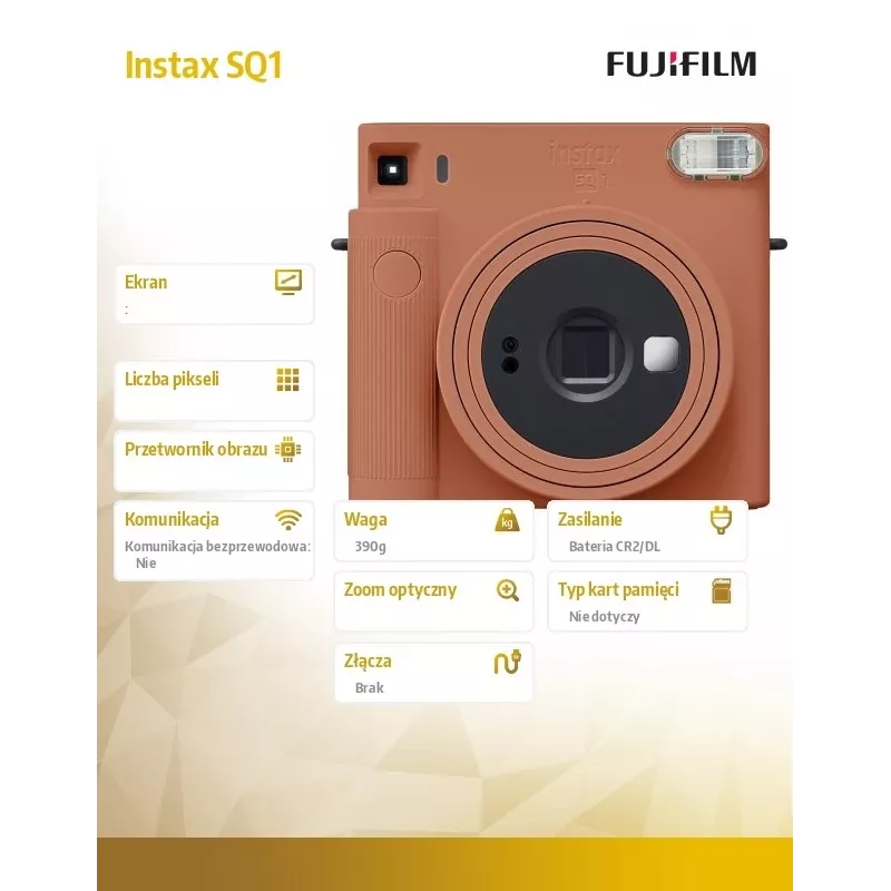 Fujifilm Instax Square SQ1 62 x 62 mm Πορτοκαλί