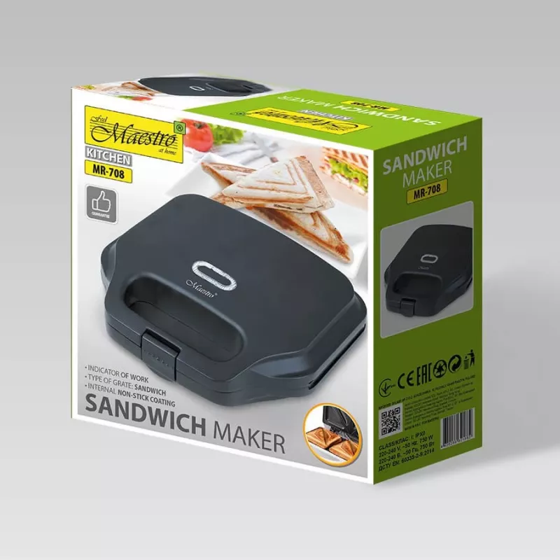 Πρέσα panini Maestro MR-708 750 W – τοστιέρα σάντουιτς για πάγκο