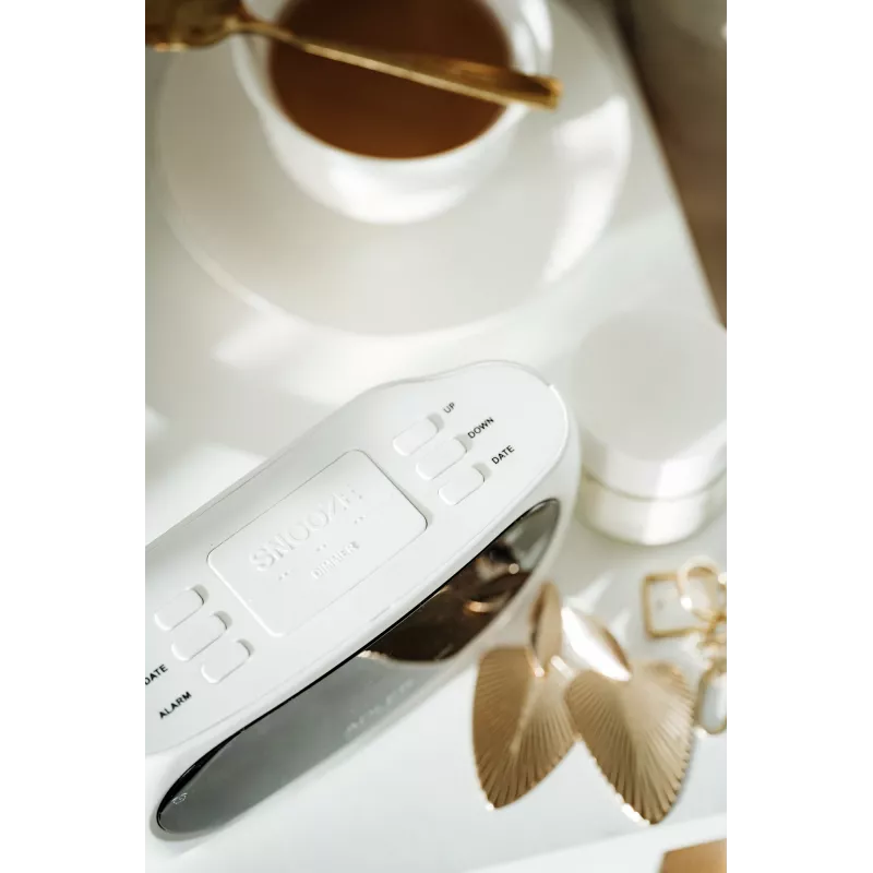 Adler AD 1186W Ξυπνητήρι ψηφιακό ξυπνητήρι Μαύρο, Λευκό