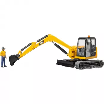 Brudder CAT μίνι εκσκαφέας με εργάτη