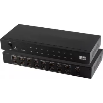 Διαχωριστής HDMI ShiverPeaks 05-03016 – 1× είσοδος σε 16× εξόδους, υποστηρίζει 4K2K