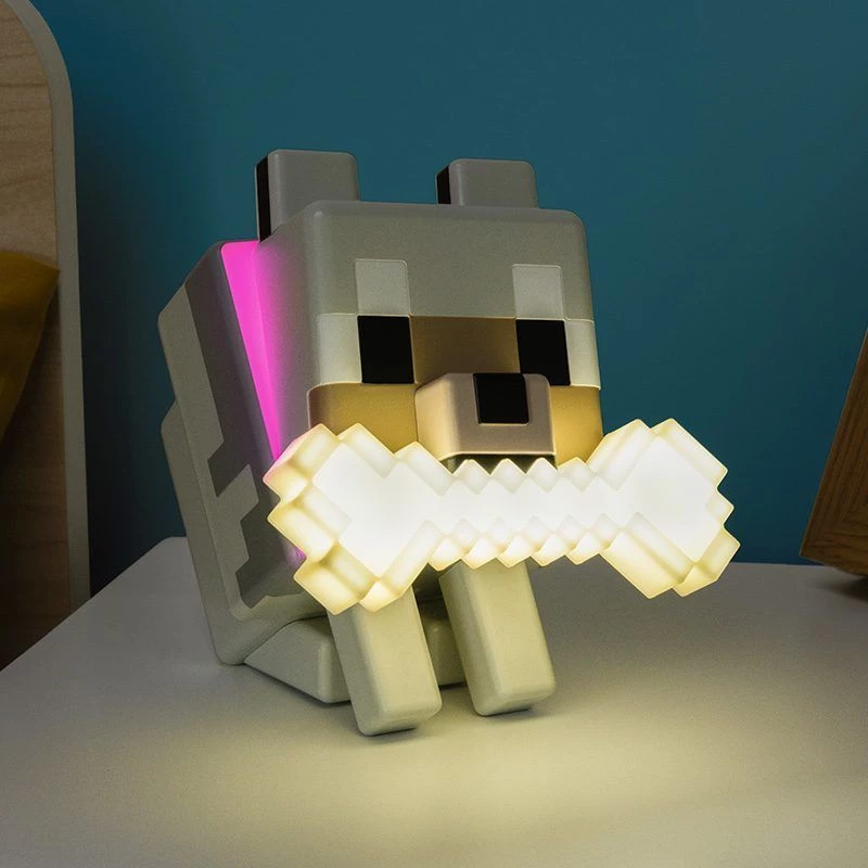 Paladone Minecraft Wolf GloBuddies φωτιστικό