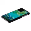 Θήκη smartphone iKins για iPhone 11 Pro — σχέδιο νούφαρων, μαύρη