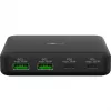 GOOBAY Multiport USB-C PD GaN Επιτραπέζιος φορτιστής 65 W, μαύρο