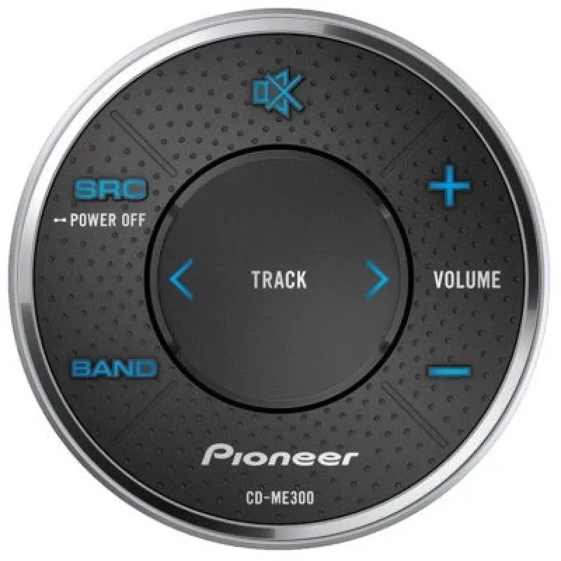 Pioneer CD-ME300 - Ήχος - Ενσύρματο - Πλήκτρα - IPX7 - Μαύρο - Ασημί