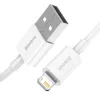 Baseus CALYS-A02 Καλώδιο κινητού Λευκό 1 m USB A Lightning