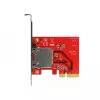 DeLOCK PCI Express > 1x εξωτερική υποδοχή CFexpress - αναγνώστης καρτών (CF) - PCI Express x4 3.0 (91748)