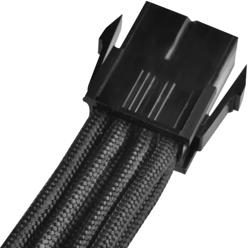 SilverStone SST-PP07-EPS8B καλώδιο προέκτασης από EPS 8 ακροδεκτών σε ATX/EPS 4+4 ακροδεκτών, 0,3 m, μαύρο