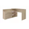 Topeshop DANY SONOMA KPL γραφείο υπολογιστή χρώμα δρυς