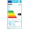 Simfer 6043SEDBB Ελεύθερος ηλεκτρικός φούρνος, 62 L, Λευκό