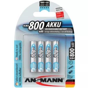 1x4 Ansmann maxE NiMH επαναφορτιζόμενη μπαταρία Micro AAA 800 mAh 5035042