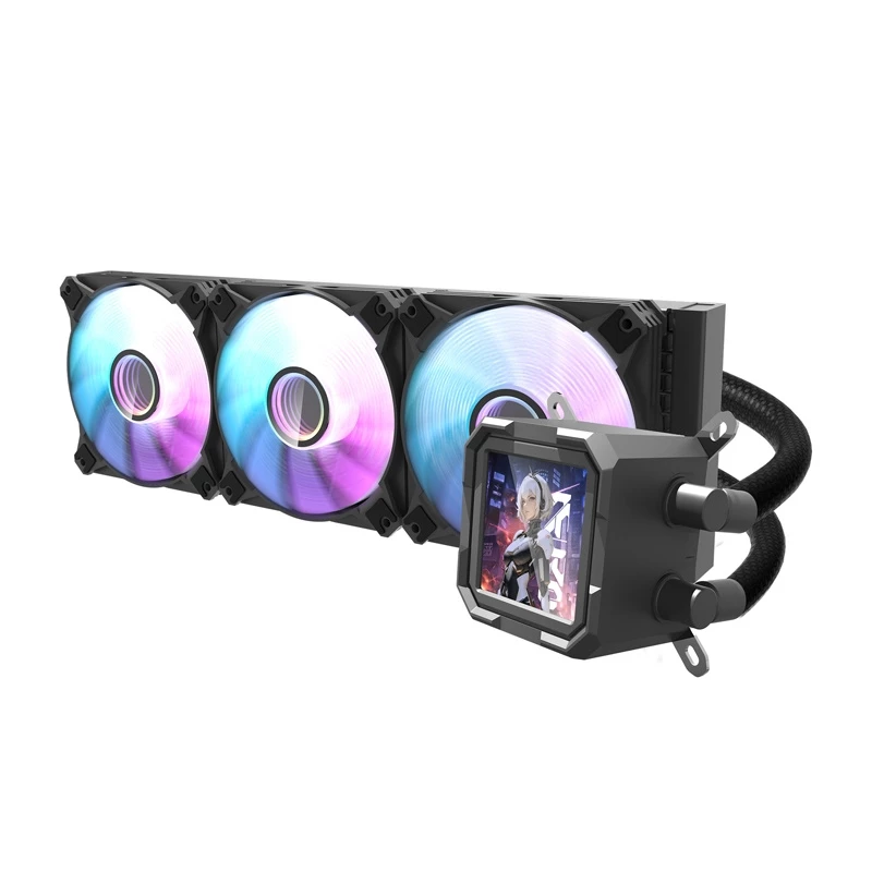 Υδρόψυξη CPU Darkflash DV360S ψυγείο 360mm, φωτισμός RGB, μαύρο
