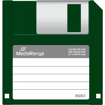 Δισκέτα MediaRange MR200 3,5 ίντσες 1,44 MB συσκευασία 10 τεμ., κόκκινο και κίτρινο