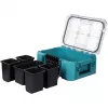 MAKTRAK Organizer compact, εργαλειοθήκη Μπλε/διαφανές, διαφανές καπάκι