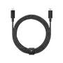 Καλώδιο USB Native Union Belt USB 2.0 Type-C σε Type-C 2,4 m Μαύρο