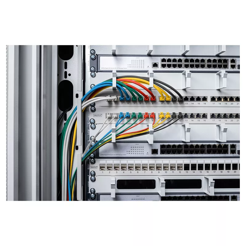 Καλώδιο patch DIGITUS CAT6 U-UTP λεπτό 1 m, γκρι