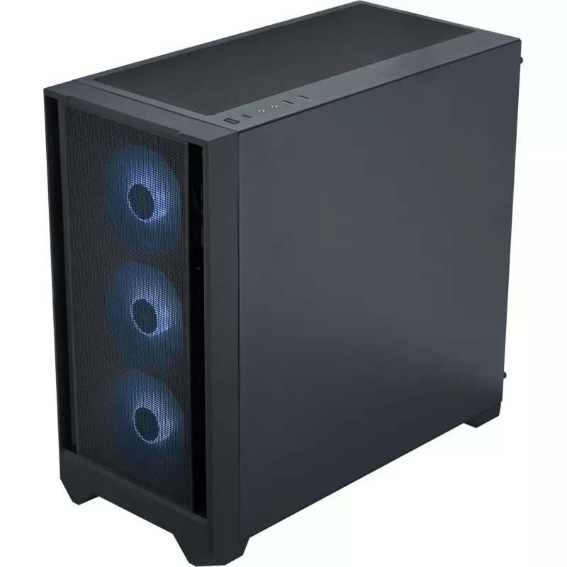 Κουτί PC Silentware Flow 110 A-RGB Μαύρο — Κουτί Mid-Tower, πλαϊνό πάνελ από σκληρυμένο γυαλί
