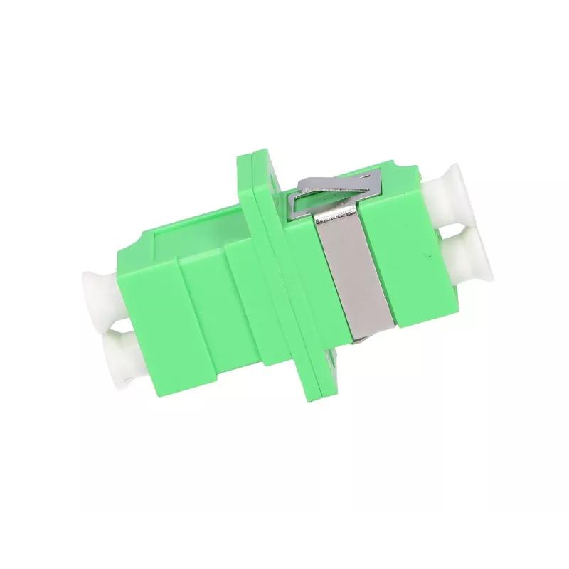 Adapter οπτικών ινών Extralink LC/APC Singlemode Duplex, πράσινο, LC/APC αρσενικό