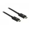 Καλώδιο Thunderbolt DeLOCK 84845 1 m 20 Gbit/s μαύρο