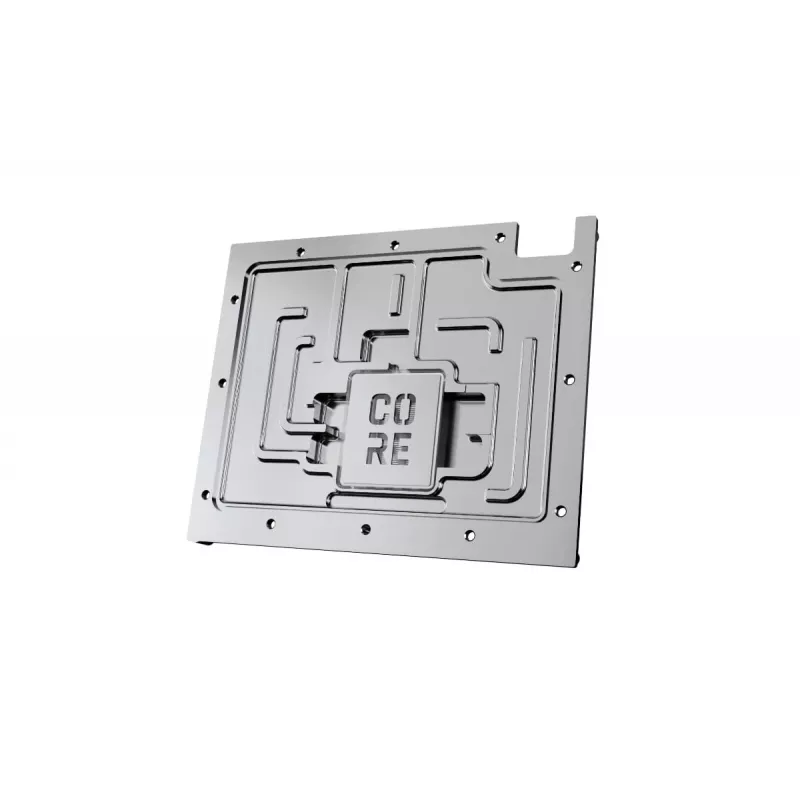 Backplate Alphacool 10265 Ακρυλικό Αλουμίνιο Χρώμιο Χαλκός Νάιλον Μαύρο 161mm