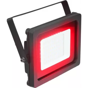 LED προβολέας EUROLITE FL-30 SMD κόκκινο με προστασία IP — συμπαγής κόκκινος LED προβολέας εργασίας/εγκαταστάσεων